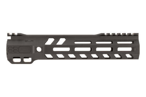 SLR Rifleworks M-LOK Ion Heavy Duty rail is 9.7" for AR15 with black anodized finish and interrupted top rail